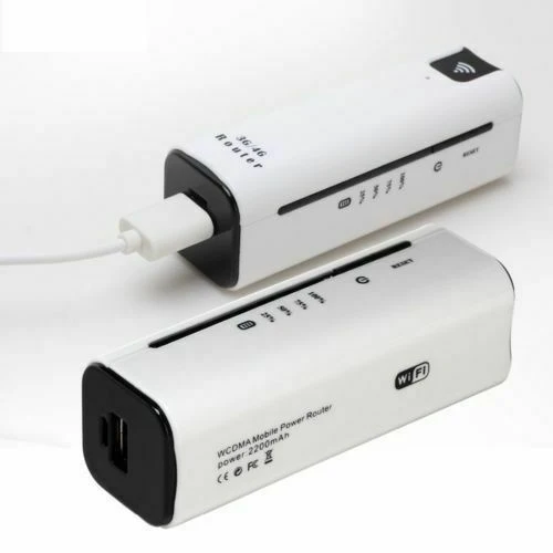 WIRELESS MODEM WIFI ROUTER 3G 4G PORTATILE BATTERIA SUPPORTA SIM WCDMA UMTS