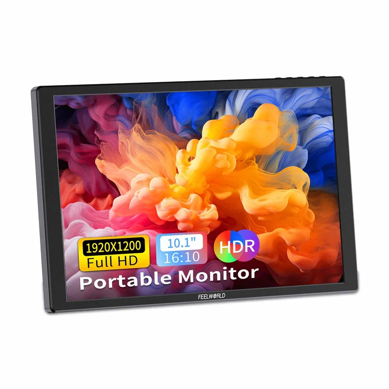 FEELWORLD D10 Monitor esterno portatile da 10.1 pollici 350nit Touch FHD1920x1200 USB-C HDMI