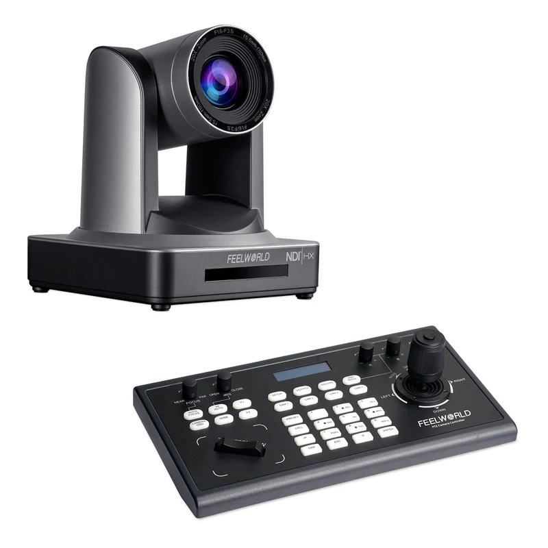 Set bundle controller PTZ FEELWORLD KBC10 e telecamera PTZ NDI20X