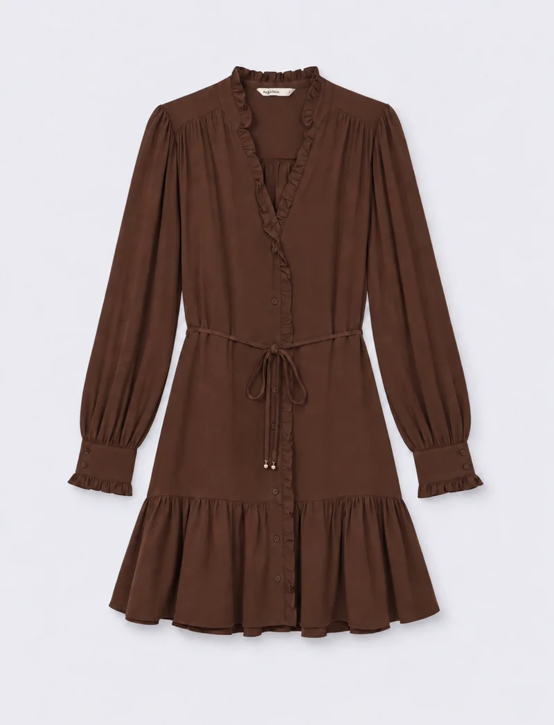 Vestito chemisier a manica lunga - var 2