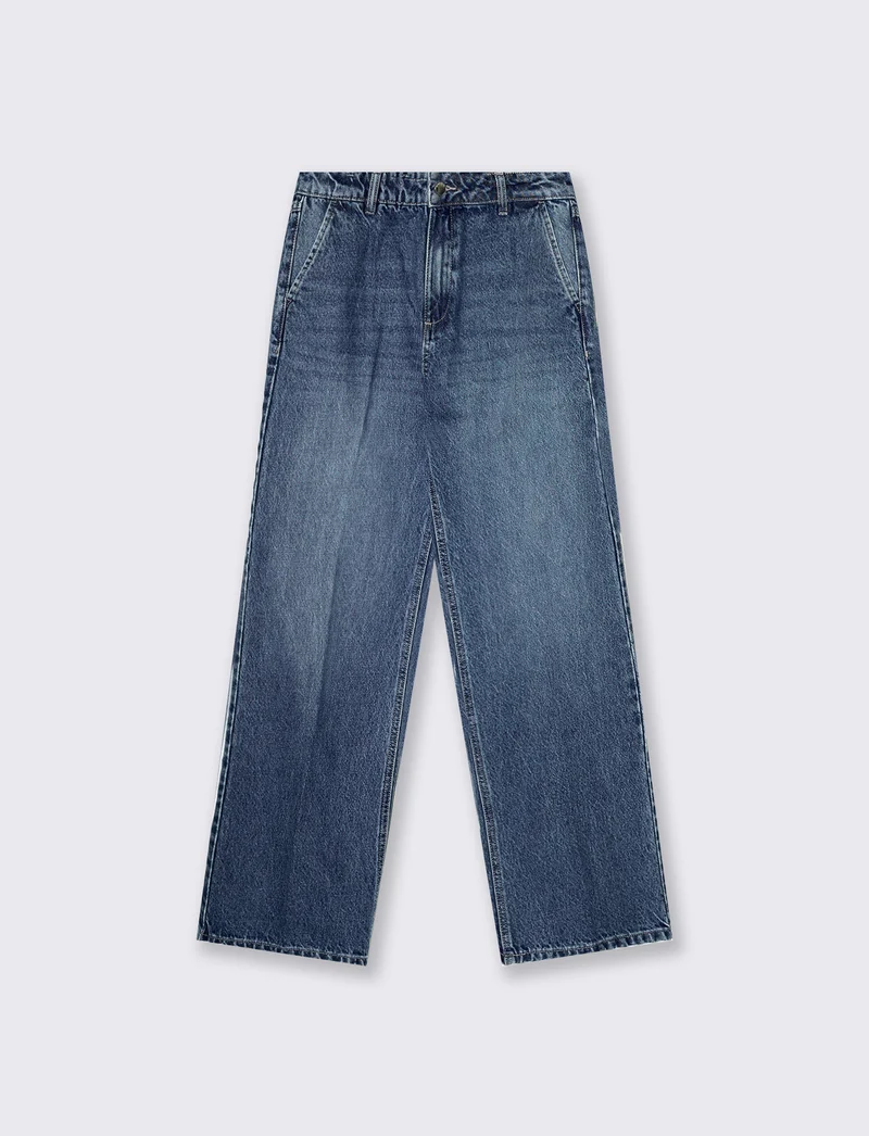 jeans dritto - DENIM SCURO