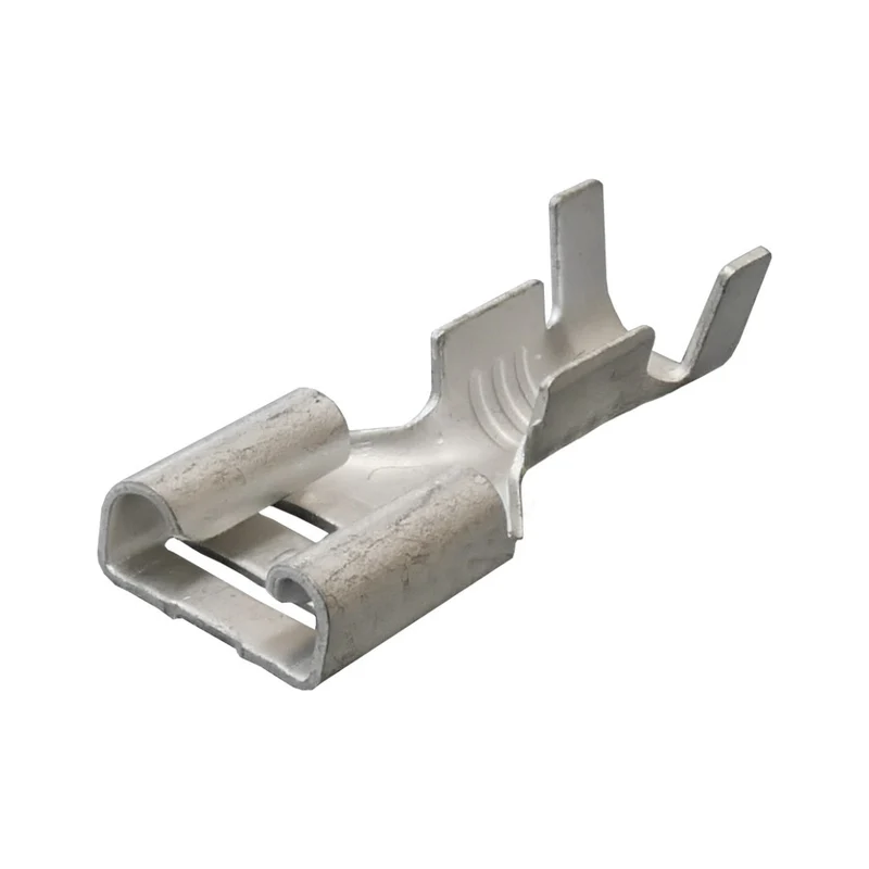 Terminali a crimpare a forcella non isolati da 6.3 mm per cavi da 1.5 mm² / Confezione da 100