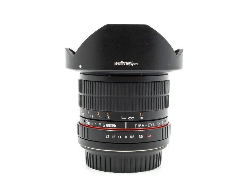 Walimex Pro 8mm F/3.5 UMC CS Fisheye II - Canon EF-M Fit