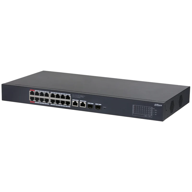Switch Gigabit desktop gestito nel cloud a 4220 porte DAHUA CS16-135GT-20 con PoE a 16 porte