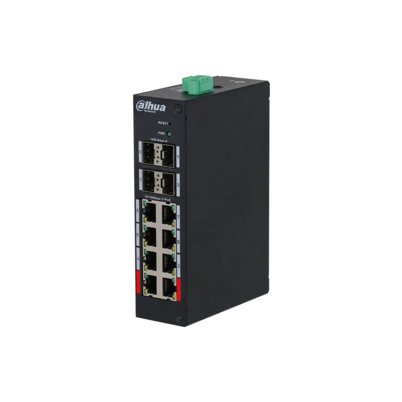Switch gestito rinforzato a 4412 porte DAHUA HS8-96ET-12 con PoE a 8 porte