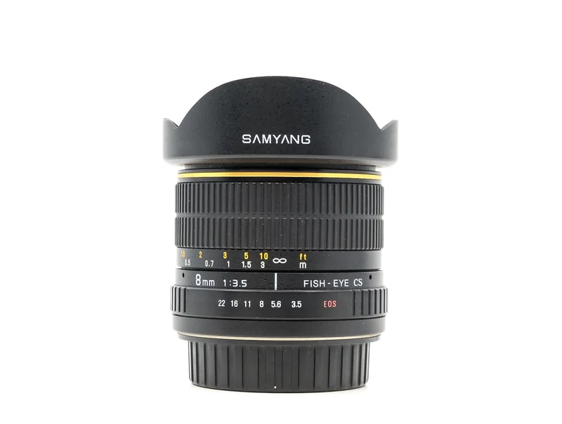Samyang 8mm f/3.5 Fisheye - Compatibile con Canon EF-S