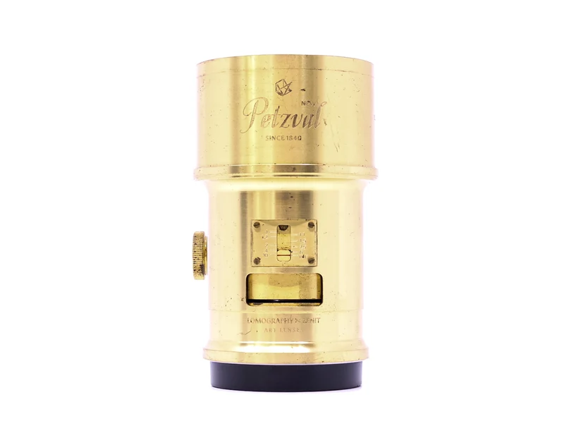 Obiettivo Lomography Petzval Art da 85 mm f/2.2 in ottone - compatibile con Canon EF