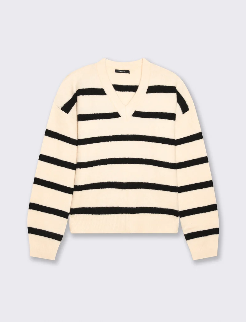 Pullover con scollo a V elegante e versatile - var 1