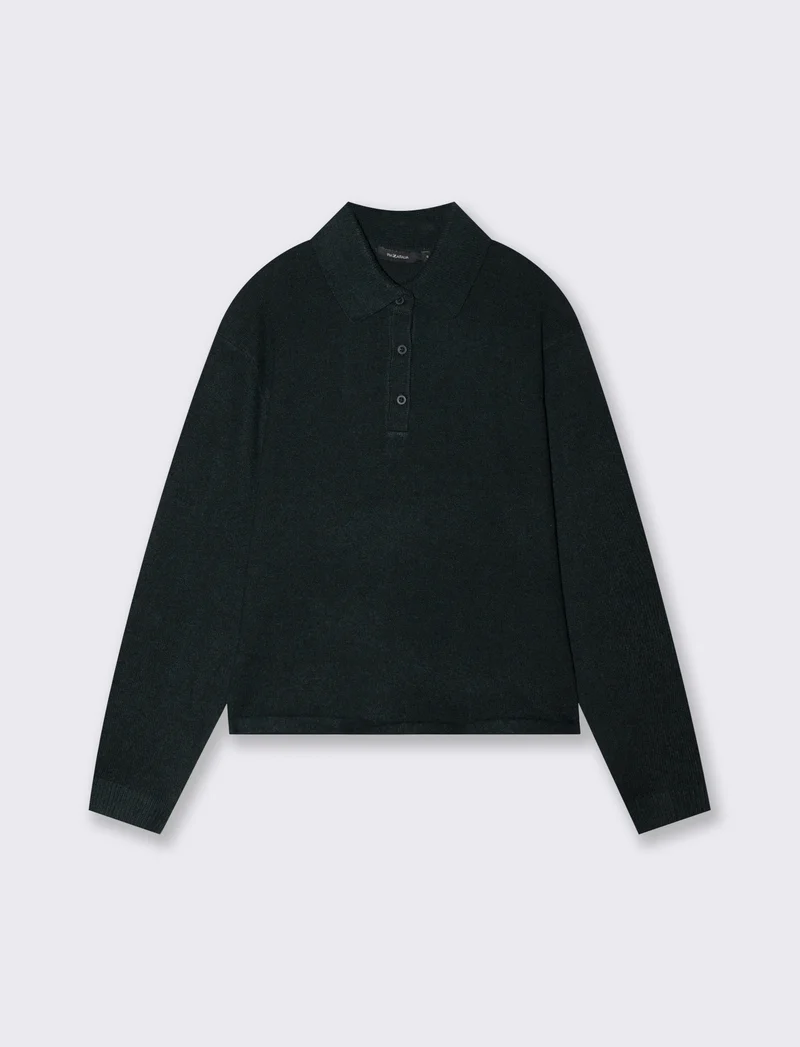 Maglia polo elegante e versatile - Verde bosco