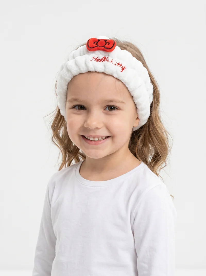 Fascia e polsini Hello Kitty per bambina - Bianco