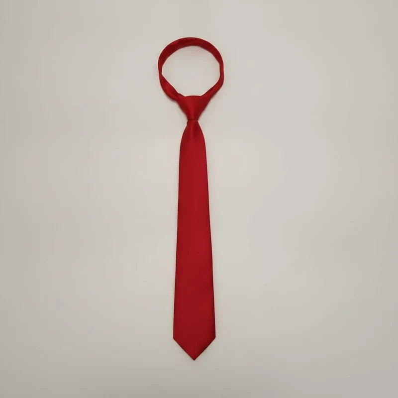 Cravatta per bambini con nodo elegante - Rosso