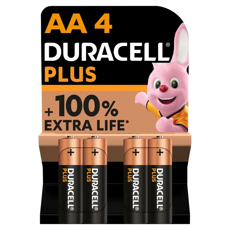 Batterie Duracell AA - Confezione da 4