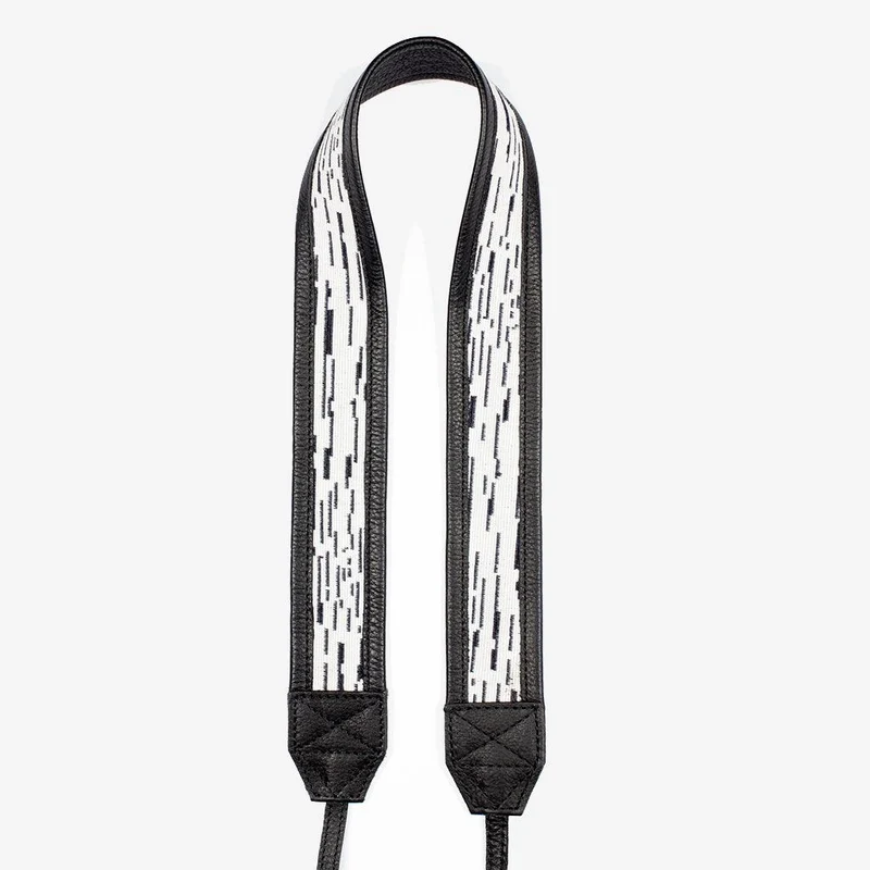 Jaipur #107 - Fabric & Leather camera strap