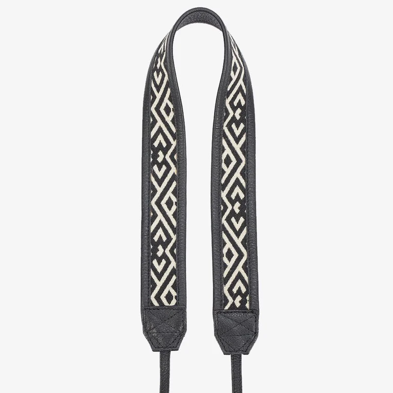 Jaipur #102 - Fabric & Leather camera strap