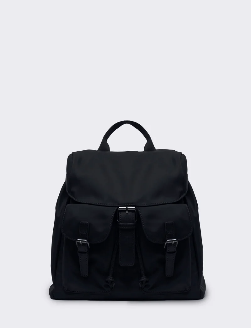 Zaino donna in nylon l30/h27/p15cm - Nero