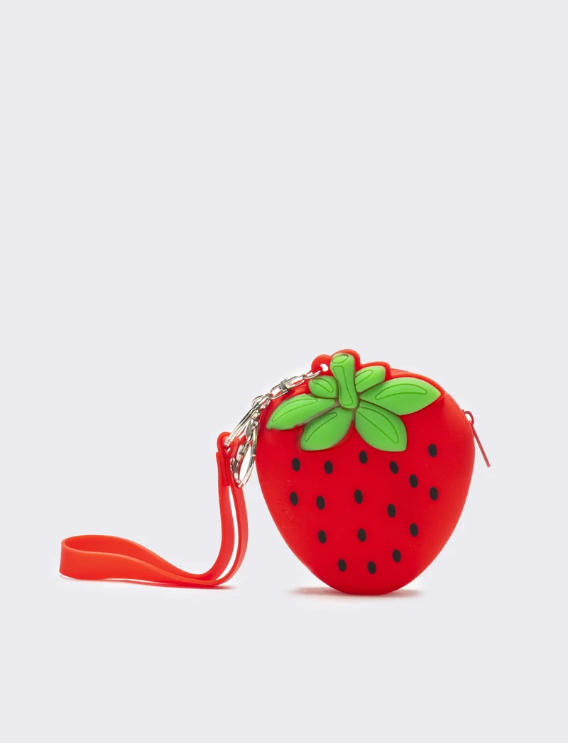 Portamonete bambina soft fruit - Rosso