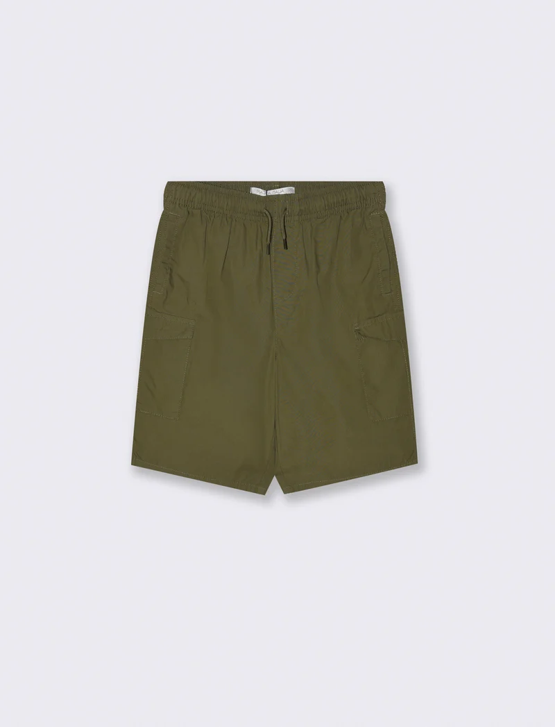 Bermuda cargo da bambino - Verde militare