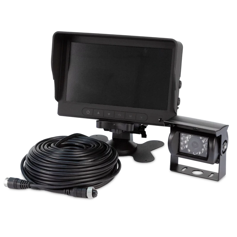 Kit telecamera di retromarcia ECCO con display da 7 pollici