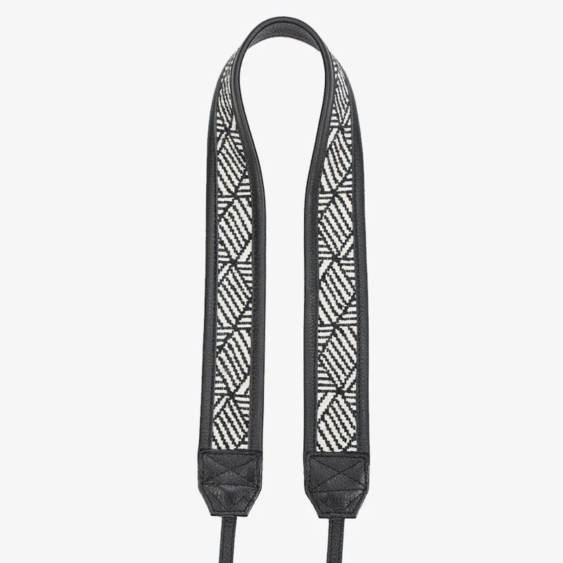 Jaipur #103 - Fabric & Leather camera strap