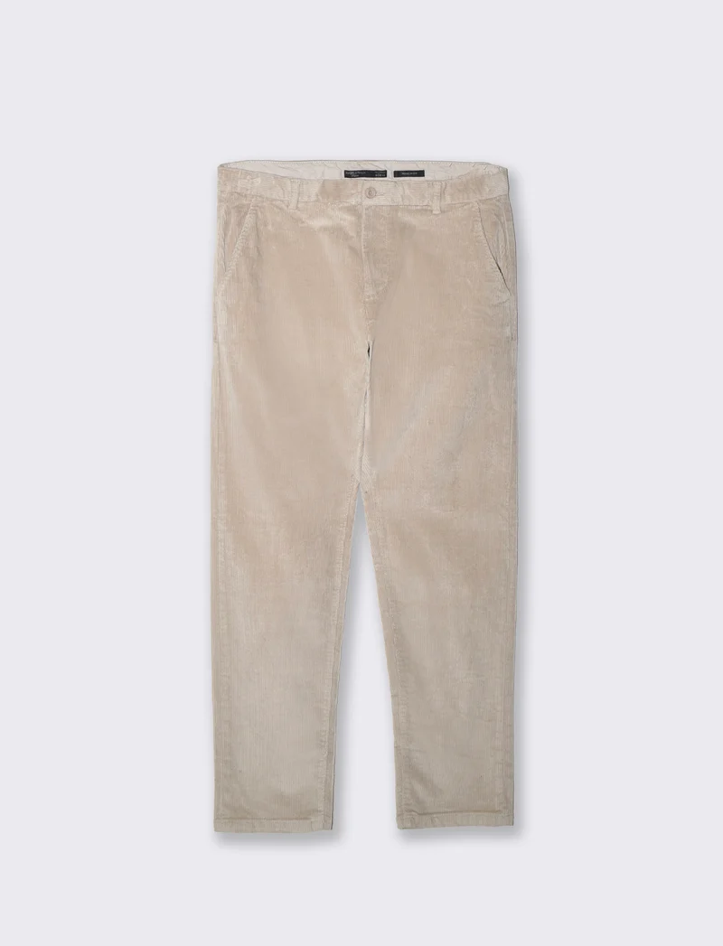 Pantaloni Chino in velluto a coste - Sabbia