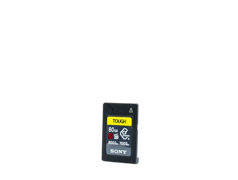 Scheda CFexpress Sony Tough Type A da 80 GB e 800 MB/s
