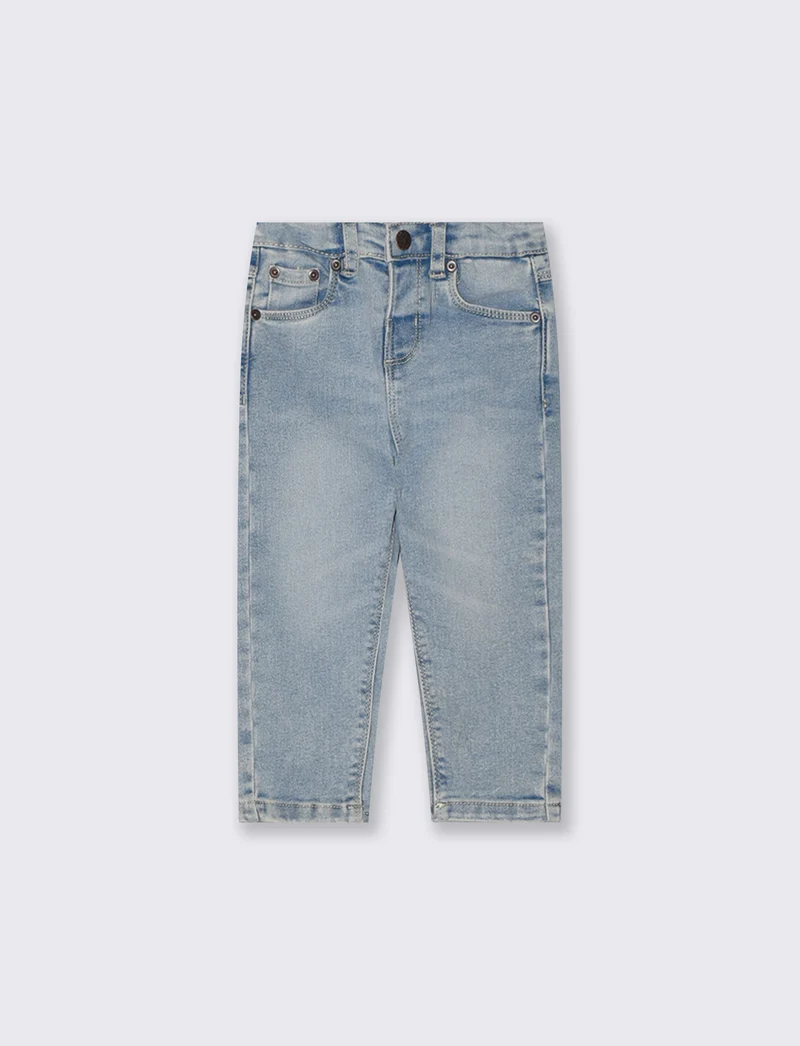 Jeans neonato modello straight disponibile - Denim chiaro