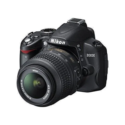 SLR D3000 - Nero + Nikon AF-S DX 18-55 mm f/3.5-5.6 G VR f/3.5-5.6 GVR