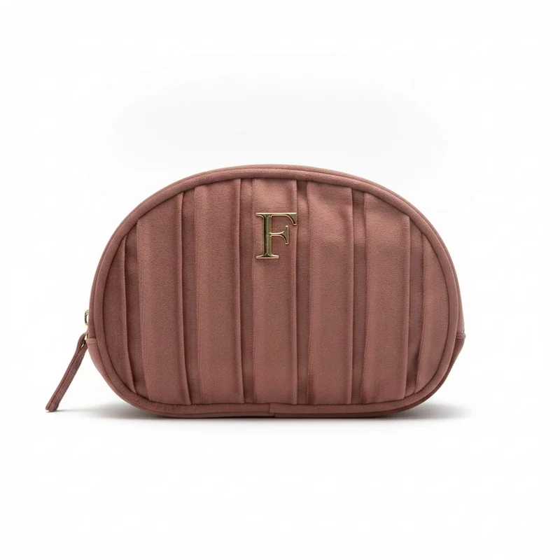 Necessaire in velluto con lettera - var 3