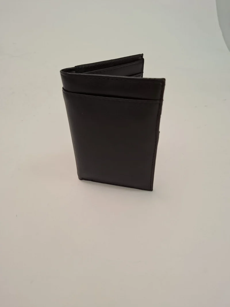 Portafogli uomo effetto pelle elegante - Nero