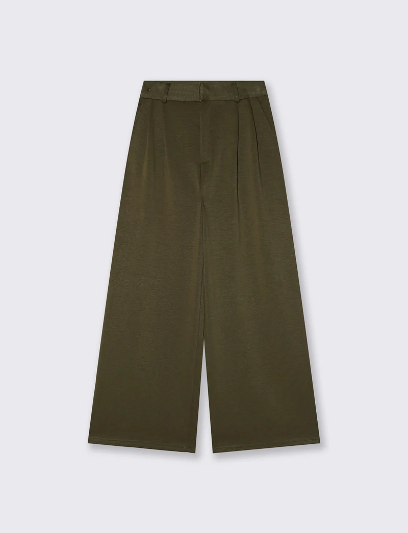 Pantalone palazzo con pinces e tasche - Ve.milit.