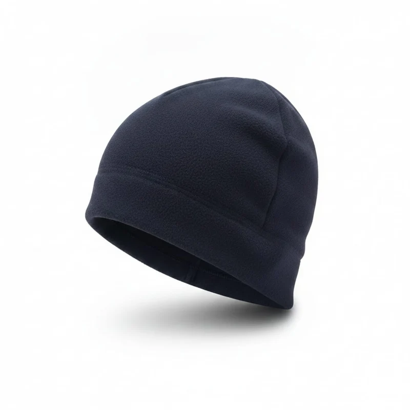 Cuffia melange basic per bambini - Blu