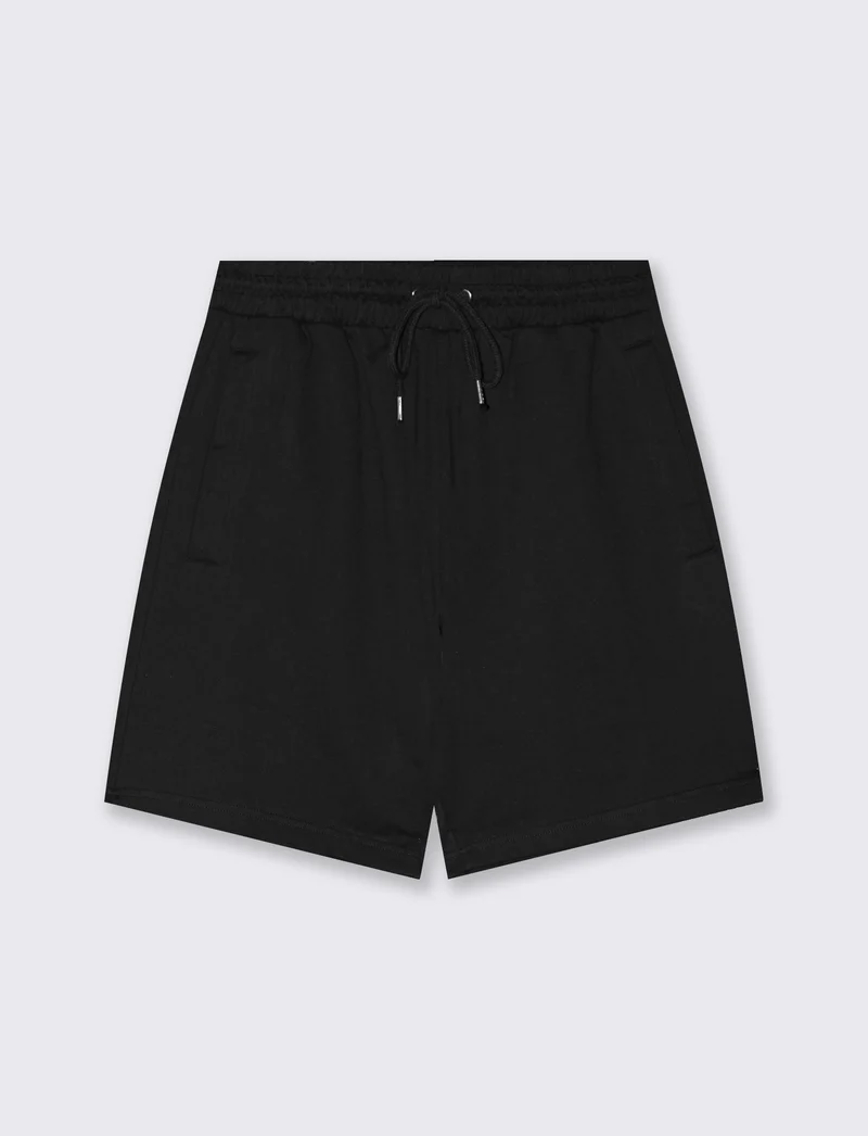 Bermuda Felpa French Terry Vita Jogger - Nero