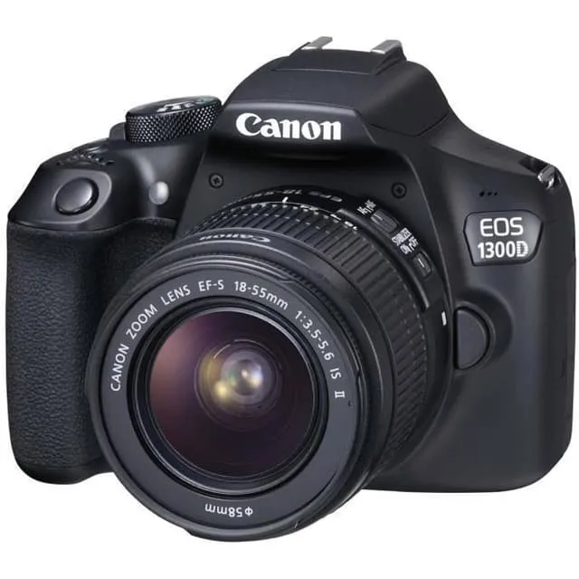 EOS 1300D SLR - Nero + Canon EF-S 18-55mm f/3.5-5.6 IS II f/3.5-5.6