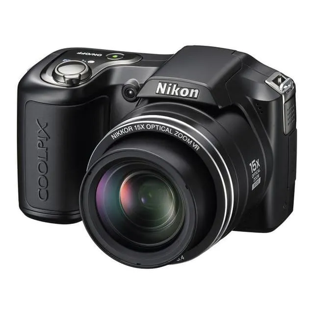 Fotocamera Bridge Coolpix L100 - Nera + Nikon Nikkor 15x Zoom ottico VR 5.0-75.0mm f/3.5-5.4 f/3.5-5.4