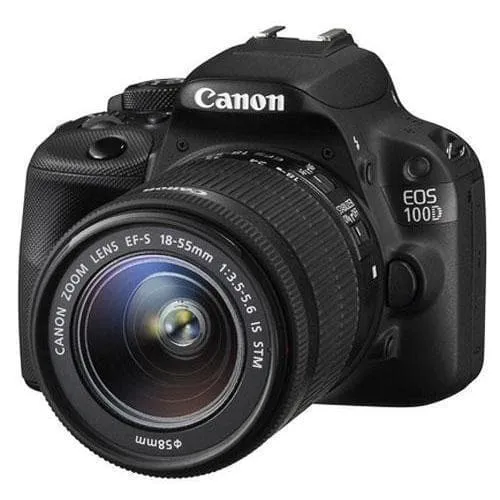 EOS 100D SLR - Nero + Canon EF-S 10-18MM 1:4.5-5.6 IS STM