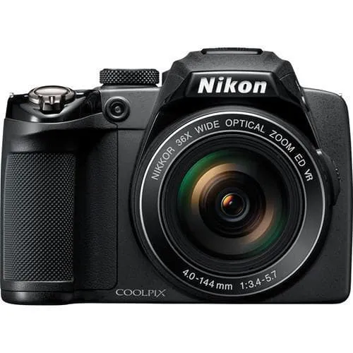 Fotocamera Bridge Coolpix P500 - Nera + Nikon Nikkor 36X Zoom ottico grandangolare ED VR 22,5-810 mm f/3,4-5,7 f/3,4-5,7