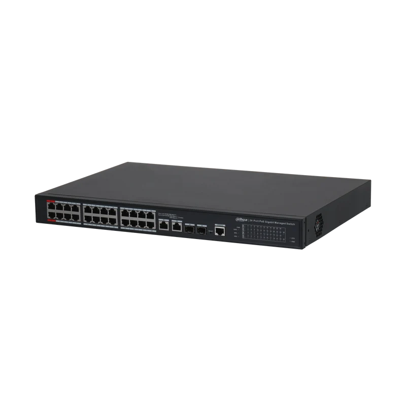 DAHUA PFS4226-24GT2GF-240 24-Port Gigabit Managed PoE Switch