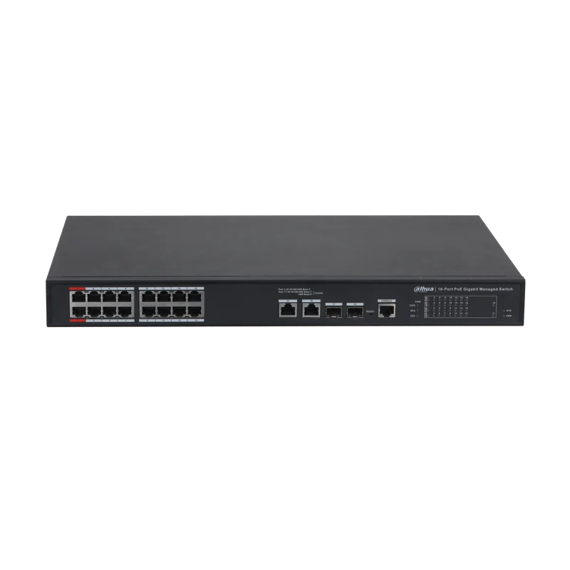 DAHUA PFS4218-16GT2GF-190 16-Port Gigabit Managed PoE Switch