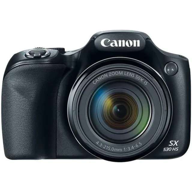 Fotocamera Bridge PowerShot SX530 HS - Nera + Obiettivo zoom Canon 50-IS 24–1200 mm f/3.4-6.5 f/3.4-6.5
