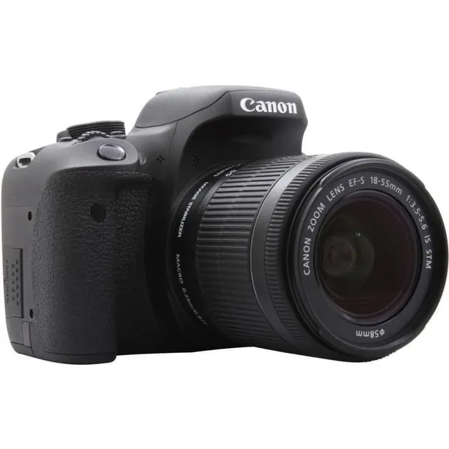 EOS 750D SLR - Nero + Canon Obiettivo zoom Canon EF-S 18-55mm f/3.5-5.6 IS STM f/3.5-5.6 IS STM