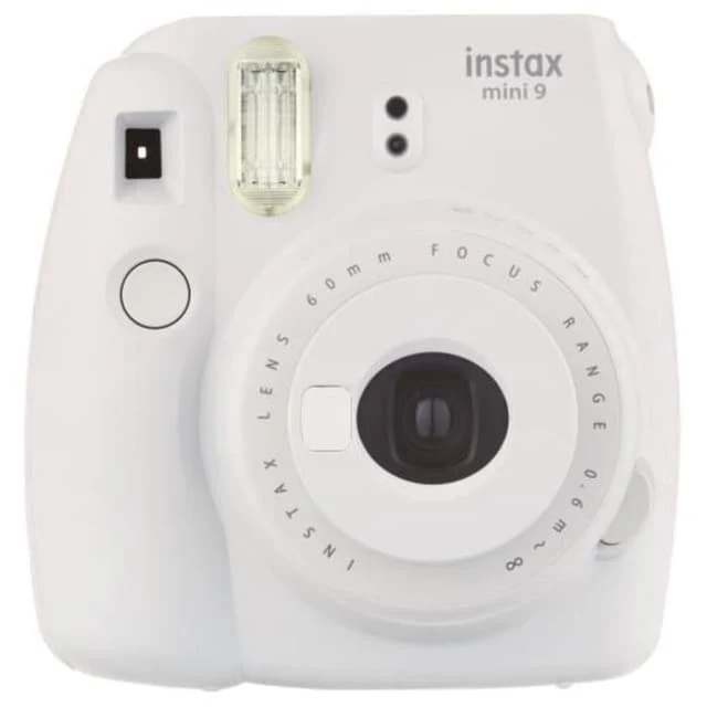Instant Instax Mini 9 - Grigio + Obiettivo Fujifilm Instax Gamma di messa a fuoco 60 mm f/12.7 f/12.7