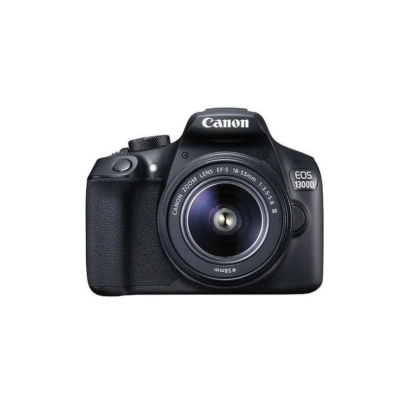 EOS 1300D SLR - Nero + Canon EF-S 18-55mm f/3.5-5.6 III f/3.5-5.6