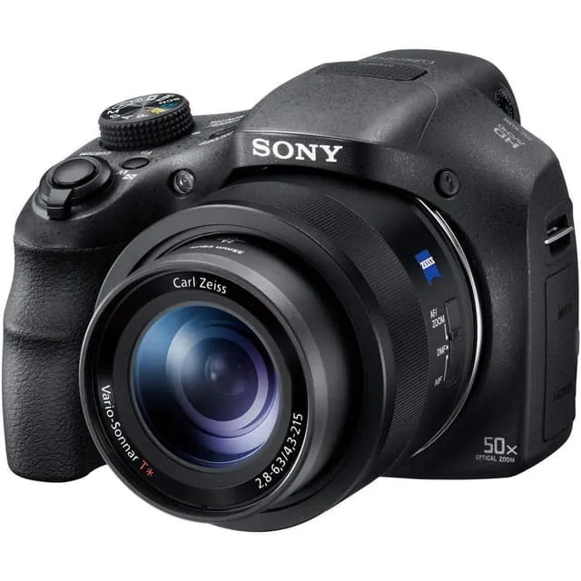 Fotocamera Bridge CyberShot DSC-HX350 - Nera + Sony Carl Zeiss Vario-Sonnar T* 24–1000mm f/2.8–6.3 f/2.8–6.3