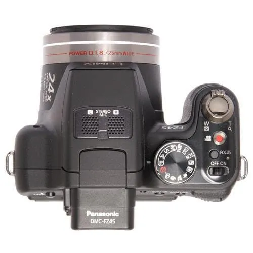 Fotocamera Bridge Lumix DMC-FZ45 - Nera + Panasonic Leica DC Vario-Elmarit 4,5-108 mm f/2,8–5,2 ASPH f/2,8–5,2