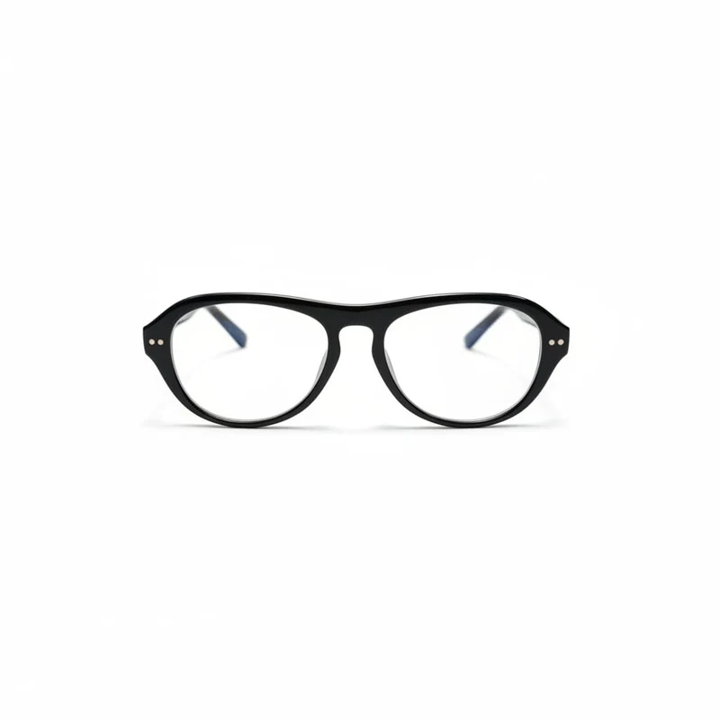 Occhiali uomo con filtro blu trendy - Nero