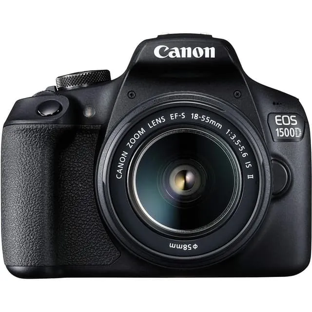 EOS 1500D SLR - Nero + Canon EF-S 18-55mm f/3.5 IS f/3.5