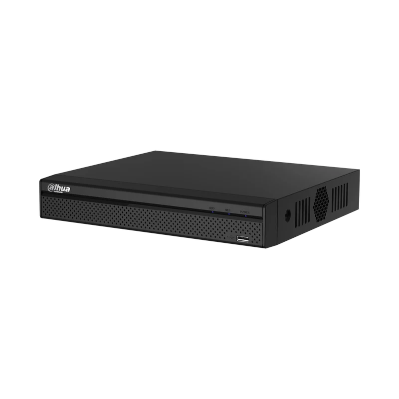 Videoregistratore di rete compatto DAHUA NVR4108/4116HS-8P-4KS2 8/16 canali 1U 8PoE 4K e H.265 Lite