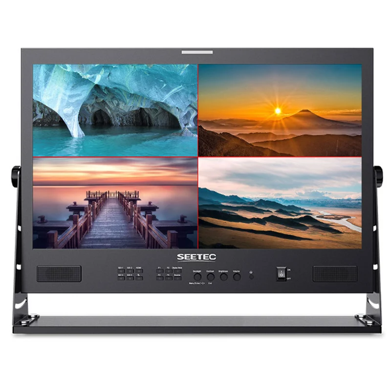 SEETEC ATEM215S 21.5 pollici 1920x1080 Produzione Broadcast Monitor LUT Waveform HDMI 4 SDI In Out