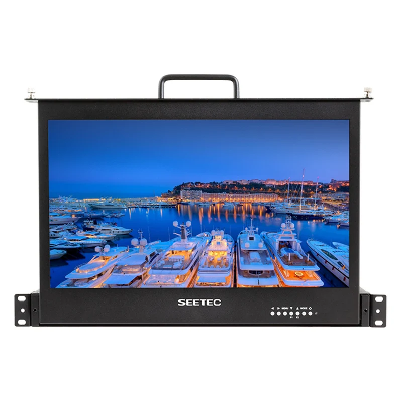 SEETEC SC173-HSD-56 Monitor da 17.3 pollici 1920x1080 1RU estraibile per montaggio su rack HDMI SDI In Out