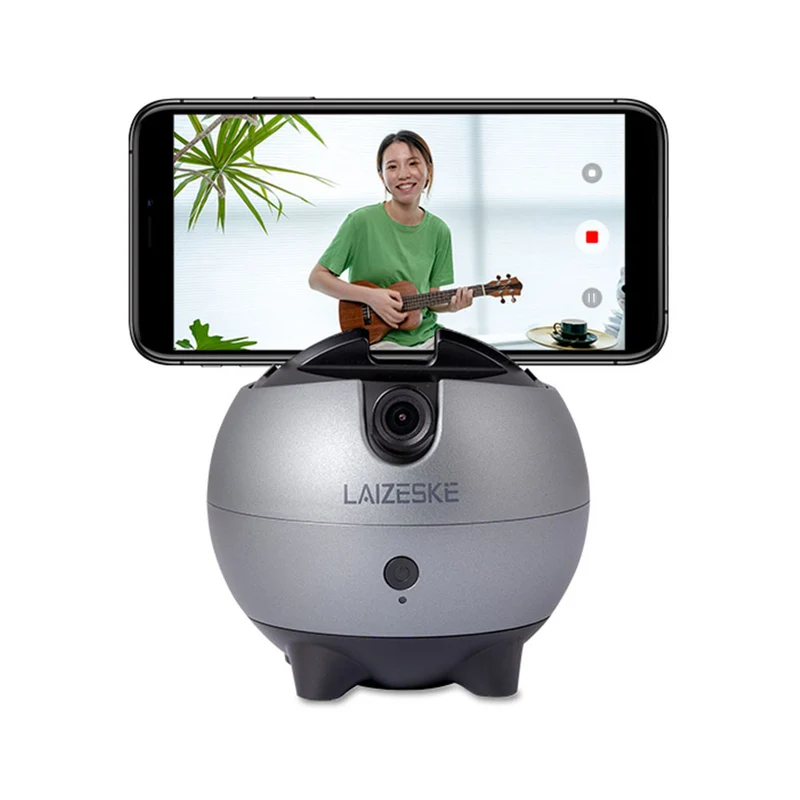 LAIZESKE LA8 Smart Robot Cameraman 360 Rotazione Auto Tracking Supporto per telefono AI Riconoscimento dei gesti
